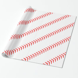 Papier Cadeau Seams Baseball Stitches Baseball Party Papier cade