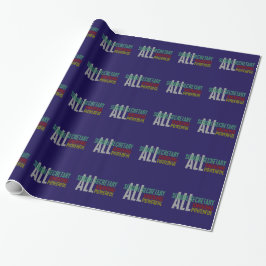 Papier Cadeau Secrétaire d'école