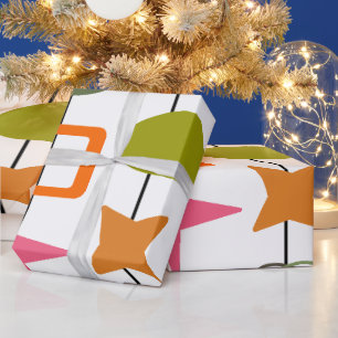 Papier Cadeau Semi-Siècle des brochettes modernes