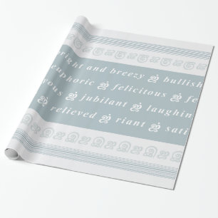 Papier Cadeau Sentiment heureux