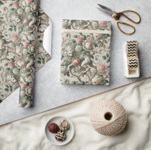 Papier Cadeau Sentinelle Bloombound - Design Floral Gothique