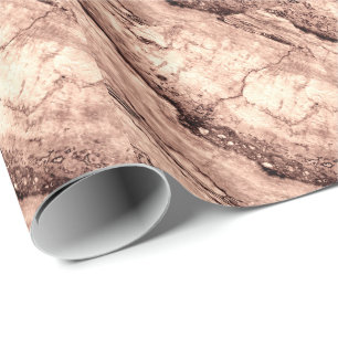 Papier Cadeau Sépia beige brun moderne brûlé granit orange