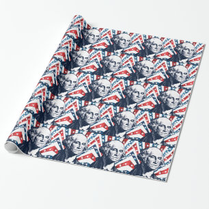 Papier Cadeau séquin george washington