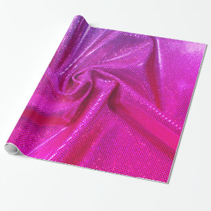 Papier Cadeau Séquin parties scintillant étincelante look magent