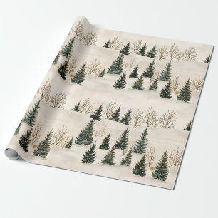 Papier Cadeau Sérénité d'hiver III