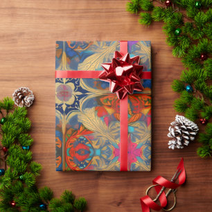 Papier Cadeau Sérénité florissante : Imaginaire rose éthérée