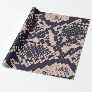 Papier Cadeau Serpent à motifs Snakeskin sans soudure, peau, p