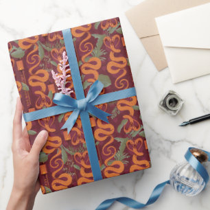 Papier Cadeau Serpent Luxe Motif - Le Lotus Blanc