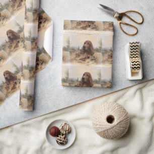 Papier Cadeau Setter irlandais