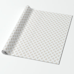 Papier Cadeau Shabby Delicate Petite Rose Floral Spring Cadeau