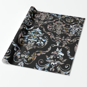 Papier Cadeau Shalliveye III Baroque Damask Glossy