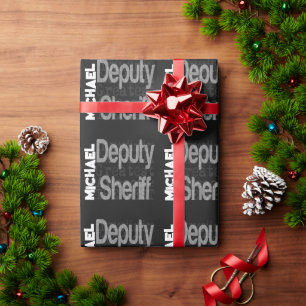 Papier Cadeau Sheriff Extraordinaire adjoint