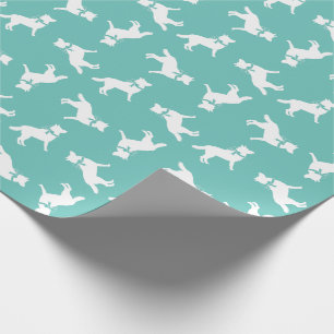 Papier Cadeau Sibérie Husky Chien Chien Chien Chiot Malamut