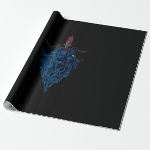 Papier Cadeau Sigil Of Baphomet Goat Of Mendes Satan Dark Goth