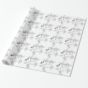 Papier Cadeau Signe d'astrologie d'horoscope de zodiaque de