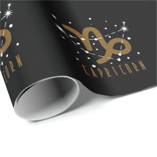 Papier Cadeau Signe stellaire du bouquetin "Capricorn"