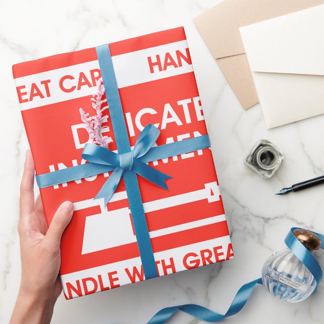 Papier Cadeau Signer les instruments de précision (Créateur téléchargé)