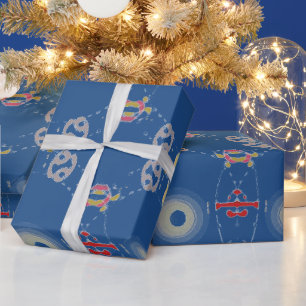Papier Cadeau Signes du zodiaque Symboles numériques