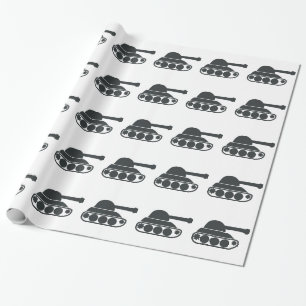 Papier Cadeau Silhouette de réservoir