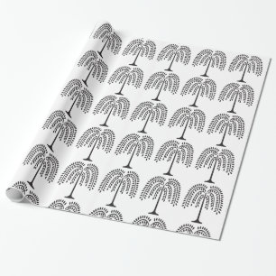 Papier Cadeau Silhouette de Willow en pleurs Thunder_Cove
