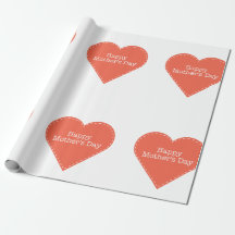 Simple coeur avec texte Bonne fête des mères