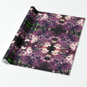 Papier Cadeau Sing de printemps de rêve floral
