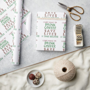 Papier Cadeau Sip, Snap, Save : Collection des amateurs de café