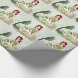 Papier cadeau Sirène, rouleau de papier d'emballag