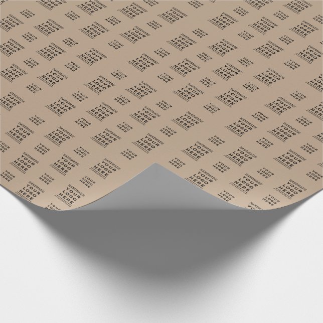 Papier Cadeau Site Web artisanal Votre logo d'entreprise (Coin)