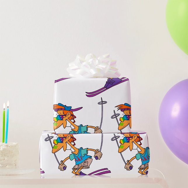 Papier Cadeau Skier d'été (Créateur téléchargé)