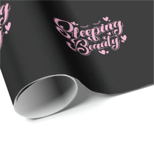 Papier Cadeau Sleeping Beauty schlafen wiein Baby