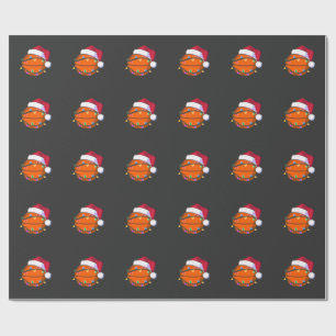 Papier Cadeau Snowman Basket Noël Père Noël Baseball Sport