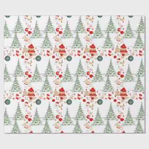 Papier Cadeau Snowy Christmas Wrap