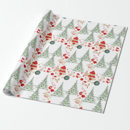 Papier Cadeau Snowy Christmas Wrap