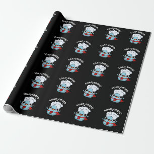 Papier Cadeau Soap-erdad Drôle savon Papa Pun Dark BG