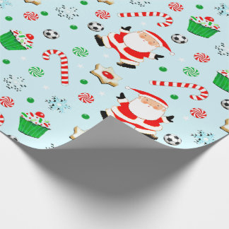 Papier Cadeau Soccer Noël cadeau de vacances