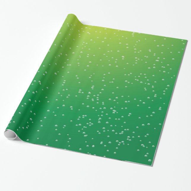 Papier Cadeau Soda de chaux avec de minuscules bulles Art Arrièr (Déroulé)