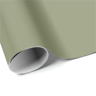 Papier Cadeau Soft Olive Green Solid