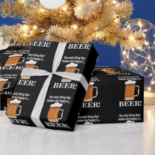 Papier Cadeau Soirée bière Boire de la bière drôle