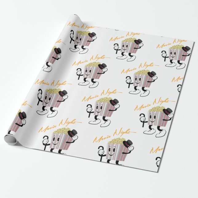Papier Cadeau Soirée cinéma (Déroulé)