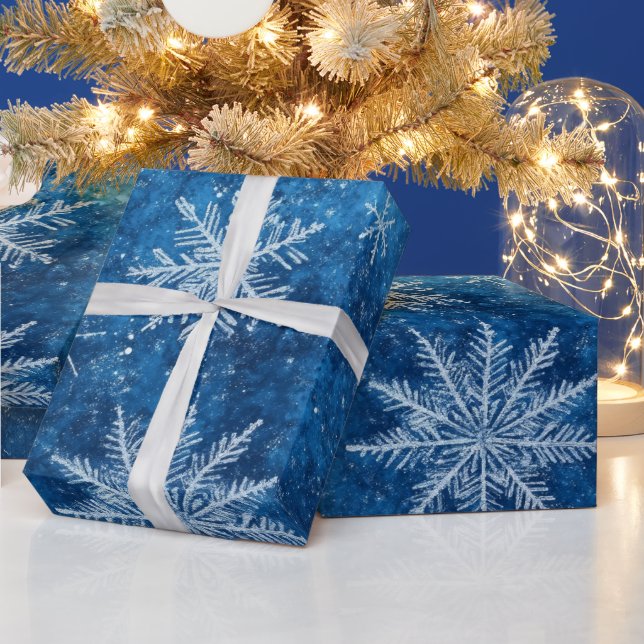 Papier Cadeau Soirée de Noël moderne (Vacances)