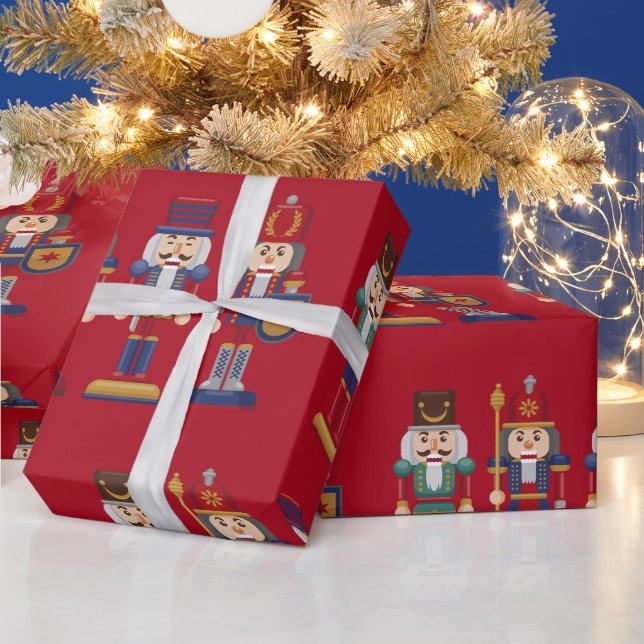 Papier Cadeau Soldat de Noël (Vacances)