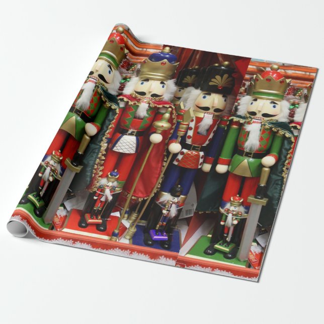 Papier Cadeau Soldats de Noël des Noisettes (Déroulé)