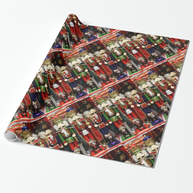 Papier Cadeau Soldats de Noël des Noisettes (Déroulé)
