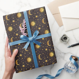 Papier Cadeau Soleil et Lune