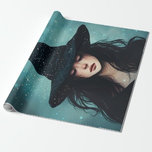 Papier Cadeau Sorcière de nuit Découpage Tissu papier pour meubl
