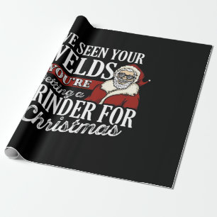 Papier Cadeau Souder Cadeaux de Noël J'ai vu vos boucliers drô