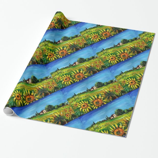 PAPIER CADEAU SOUFFRANCES ET CAMPAGNE EN TOSCANE (Déroulé)