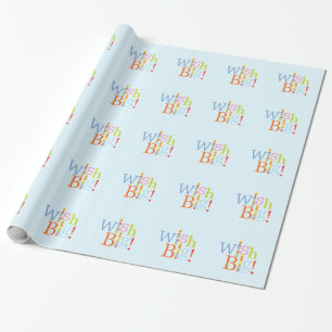 Papier Cadeau Souhait grande bougie