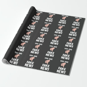 Papier Cadeau Sourcissement Du Sarcasme Vous Êtes Une Fausse Of